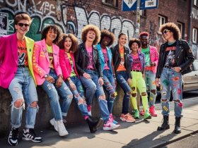 Neon, Nieten, Nonkonformität: Die Mode der 80er auf Berliner Straßen