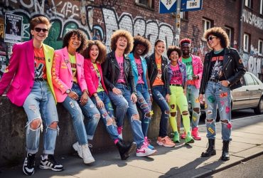Neon, Nieten, Nonkonformität: Die Mode der 80er auf Berliner Straßen
