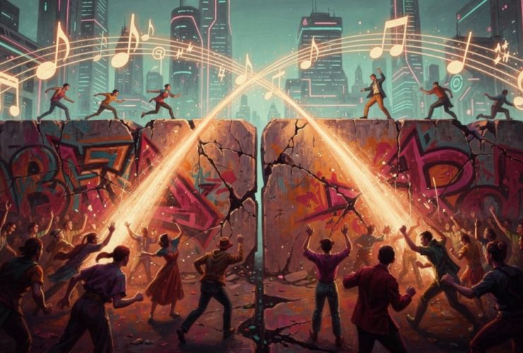 Als die Mauer tanzte: Ost-West-Begegnungen auf Festivals