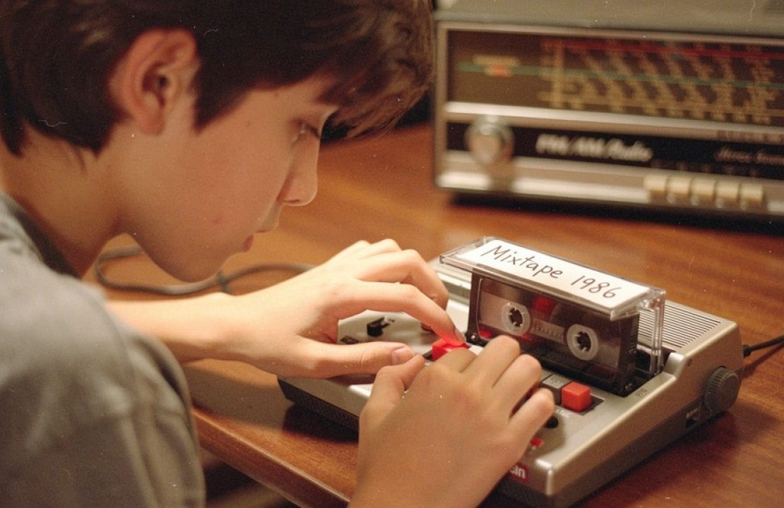 Das Knistern der Sehnsucht: Wie Kassettentausch und Radiomitschnitt eine Ära prägten