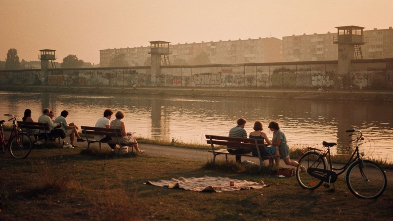 Sommer an der Spree vor der Wende: Ein Lebensgefühl zwischen Mauern und Melancholie