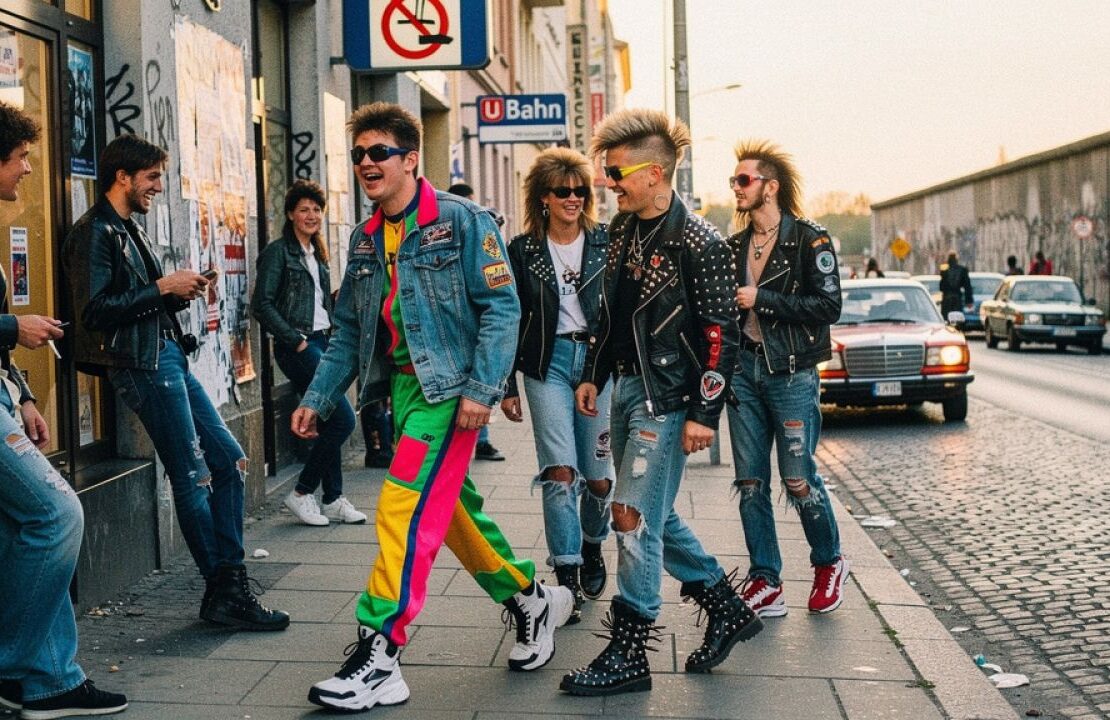 Neon, Nieten, Freiheit: Die Mode der 80er auf Berliner Straßen